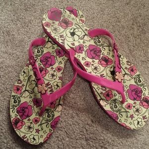 Coach flip flops