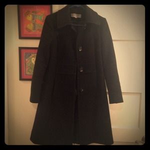 Ann Klein black long jacket