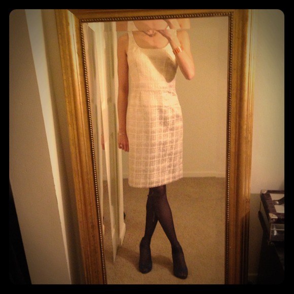 SOLD elsewhere- Banana republic brocade dress - Picture 1 of 1