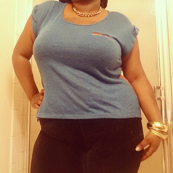 Cheetah Print High Low Shirt - Picture 1 of 4