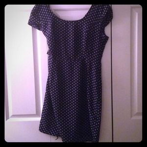 Dress with bow pattern