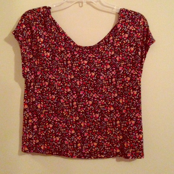 Floral crop top