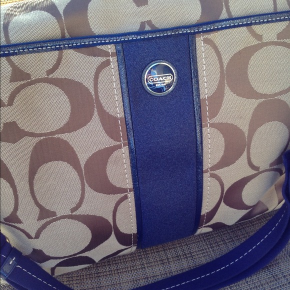 SOLD💯Coach Blue fold over