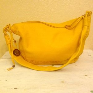 🙅🏻‍♀️Donated🙅🏻‍♀️ The Sack mustard yellow bag