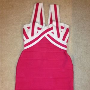Herve Leger inspired bandage dress