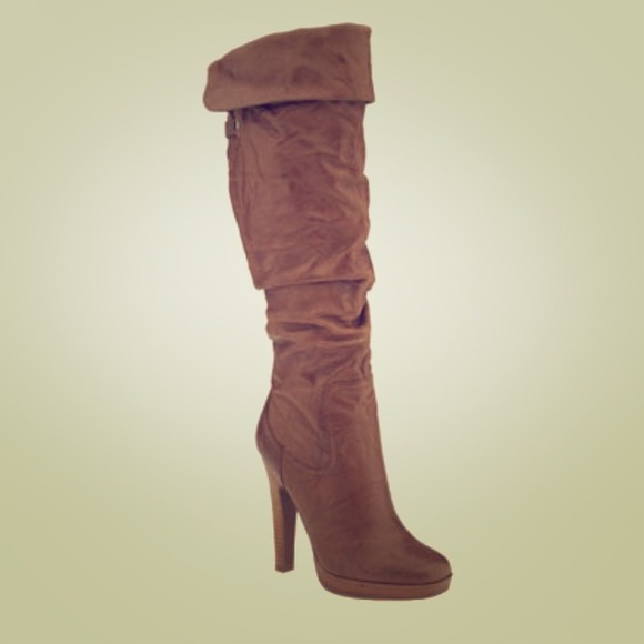SOLD Jessica simpson "Yana" boots in Tan