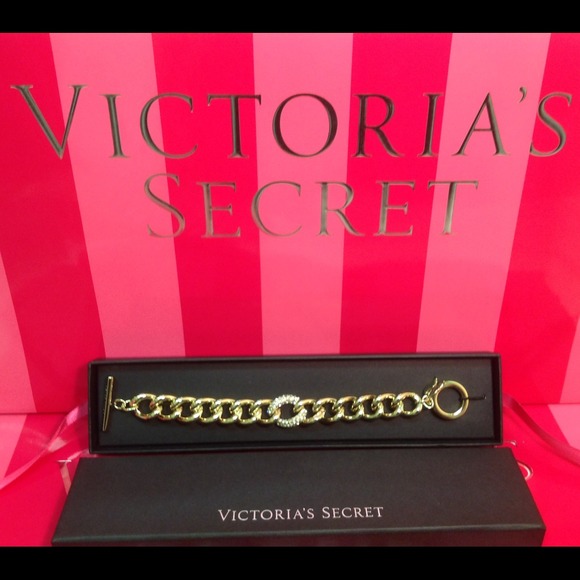 NEW Victoria's Secret gold bracelet - Picture 2 of 8