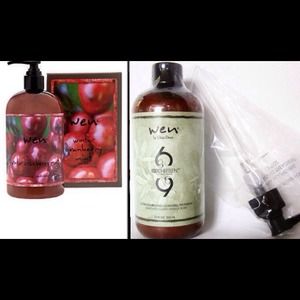 WEN winter cranberry mint and Sixthirteen duo