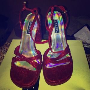 Bakers Red Dorthy strap sandals