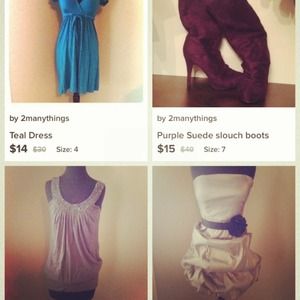 Great items! Come take a look through my closet