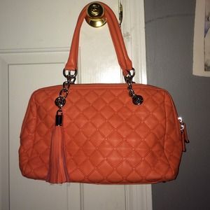Orange Calvin Klein purse