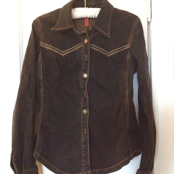 Western Style Denim Shirt