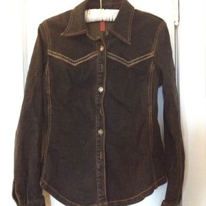 Western Style Denim Shirt