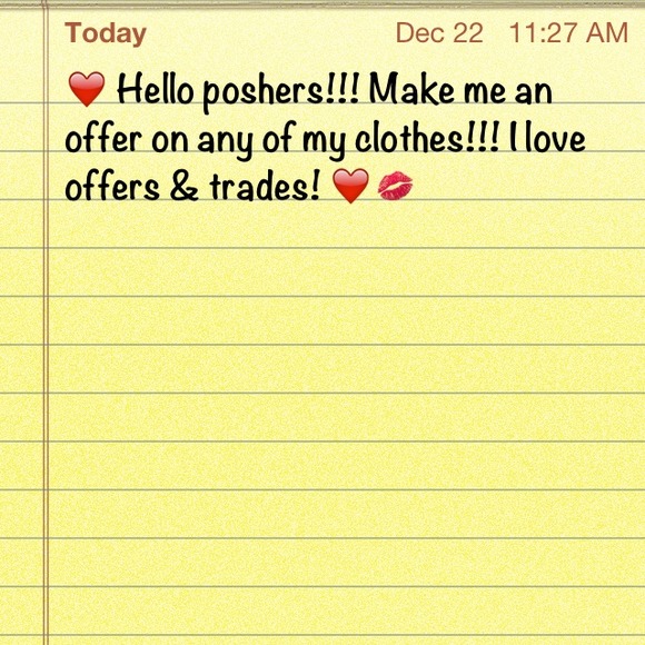 Accepting all offers!!!