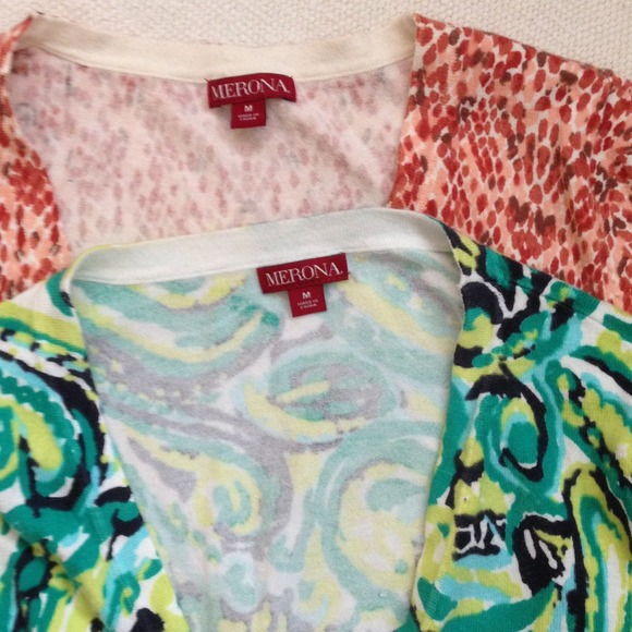 Merona Abstract Print Cardigans - Picture 4 of 4
