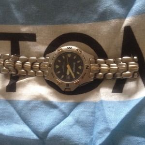Sterling silver sports watch
