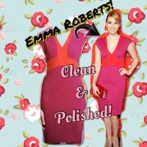 Designer NARCISCO RODRIGUEZ Colorblock Dress