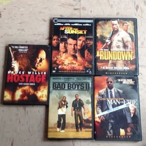 5 CDs like new , action