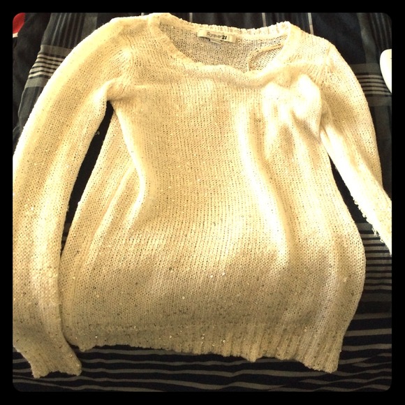 Sparkly knit sweater