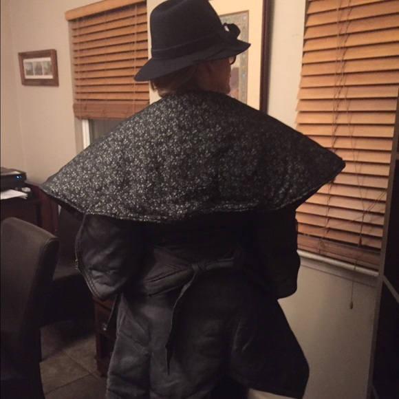 Shawl collar wrap coat custom made - Picture 4 of 4