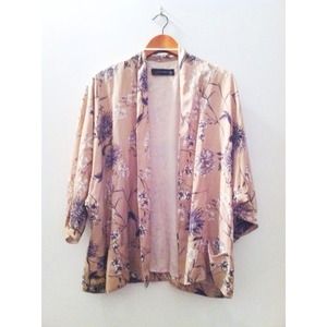 Zara silk kimono