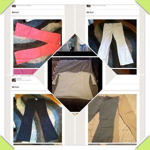 Bundle: White Tunic and 4 pairs of AE 10L pants