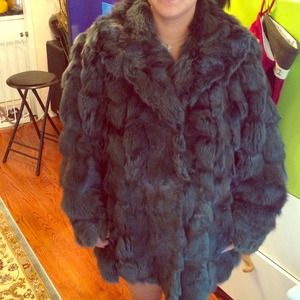 REDUCED PRICE!!!  Real fox fur coat