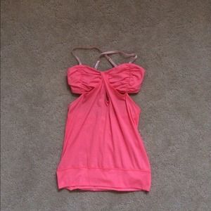 Lulu lemon pink tank top