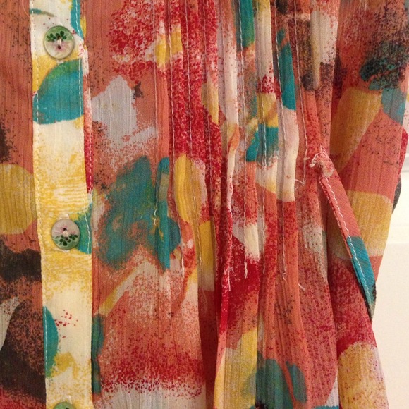 Floral Long Blouse - Picture 3 of 4