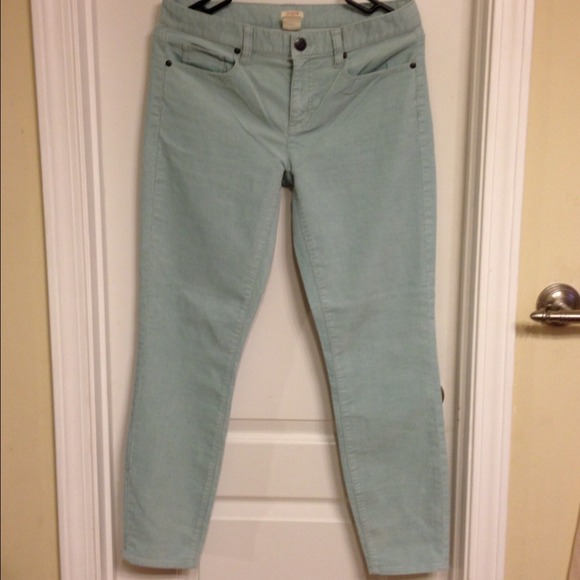 ⛔Sold⛔J Crew Mint Green Skinny Jeans 69% off NWT - Picture 2 of 4