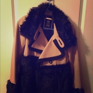 Juicy couture faux fur coat
