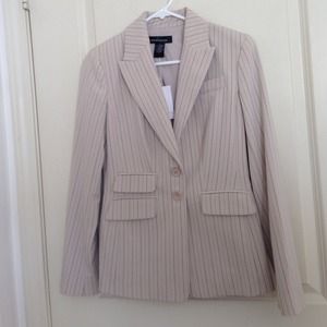 NWOT Beige Stripes Blazer from Victoria's Secret