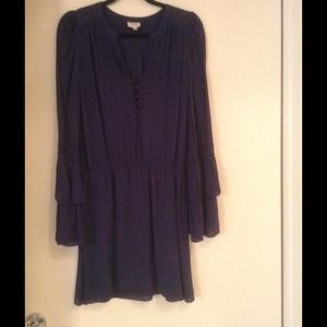 Parker Navy Silk dress.