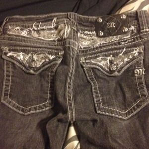 Miss Me Grey Skinny Jeans! Price Negotiable!