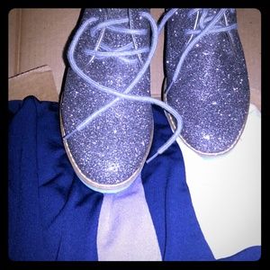 RESERVED &BUNDLED Glitter Oxford Colorblock Dress