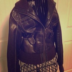 Leather jacket