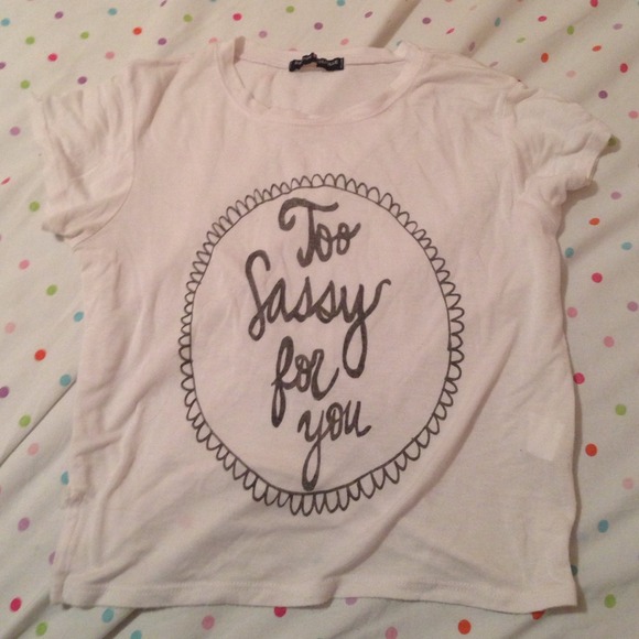 SOLD❌Brandy Melville Too Sassy for You Carolina