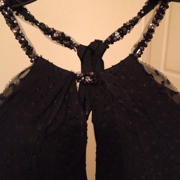 BCBG MaxAzria Black Halter Cocktail Dress💖NWT! - Picture 3 of 4