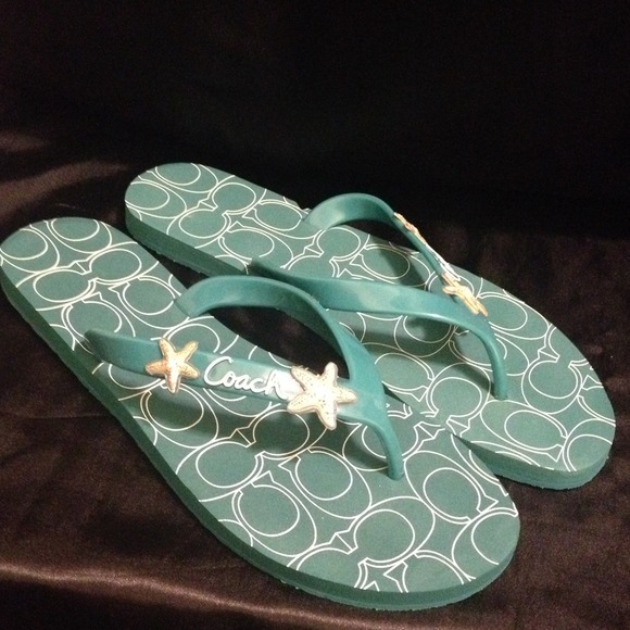 Coach Shoes - Adorable Coach Flip Flops