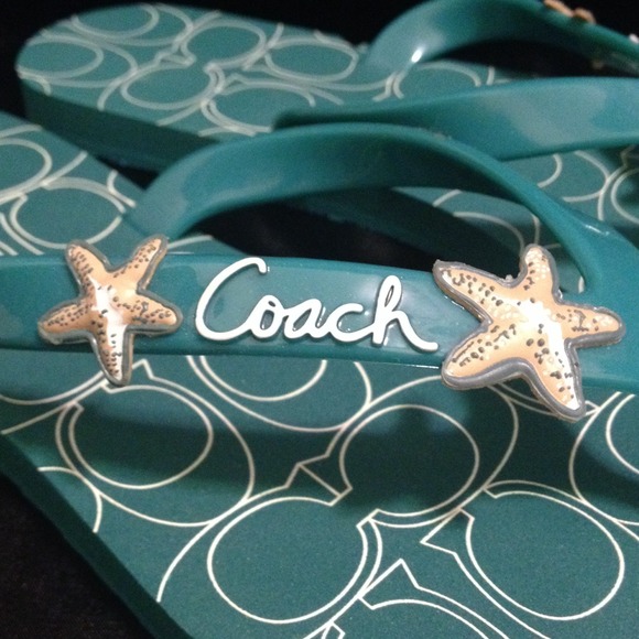 Adorable Coach Flip Flops - Picture 2 of 4