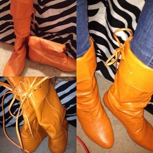 Orange Boots👢👌❤