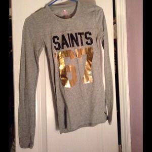 Victoria's Secret Long Sleeve Saints Shirt
