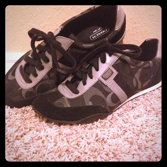 Coach Shoes - Authentic black/gray Coach Sneakers