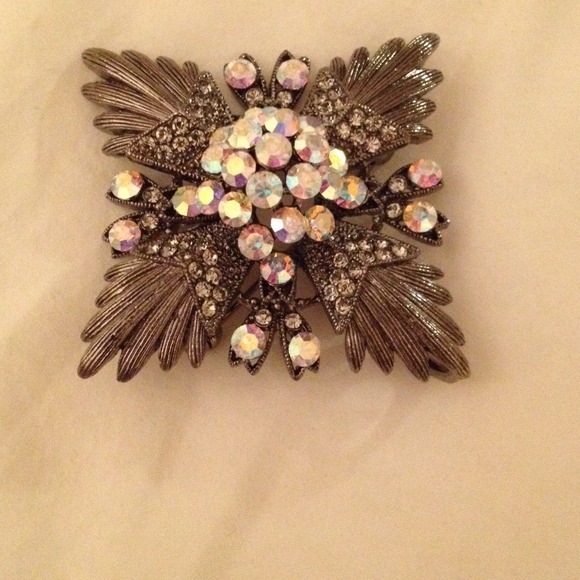 SOLD Crystal broach