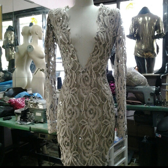 Elegant short cocktail dress