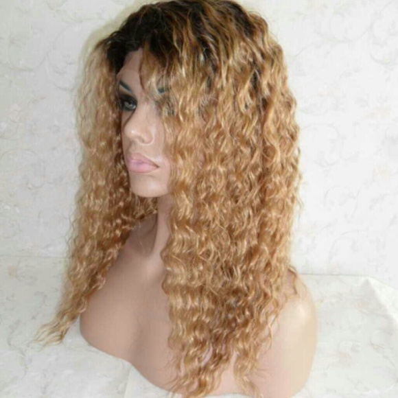 Dark Root Beautiful Indian Remy Lace Front Wig - Picture 3 of 4