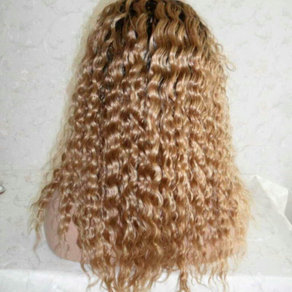 Dark Root Beautiful Indian Remy Lace Front Wig - Picture 4 of 4