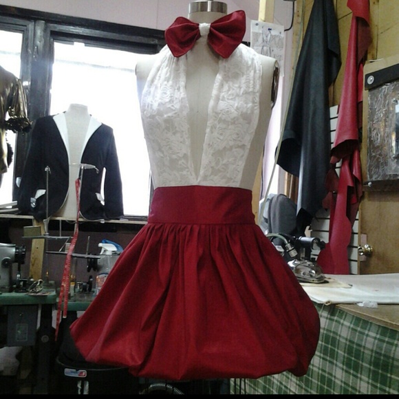 Puff skirt with lace rapped top - Picture 1 of 1