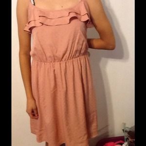 Lauren Conrad- peach color dress