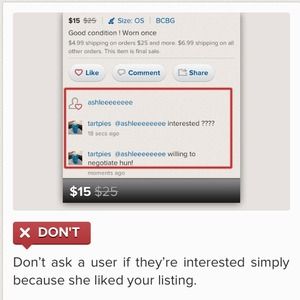 Just a remainder... Posh etiquette!